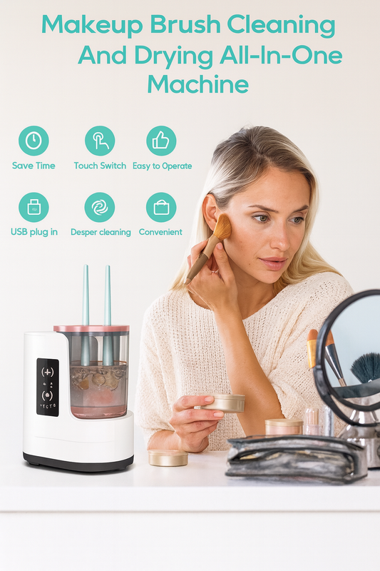 Electric Makeup Brush Cleaner – Automatic Deep Cleaning Device