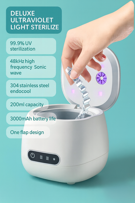 TINSOL 48kHz Ultrasonic Cleaner with UV Sterilizer