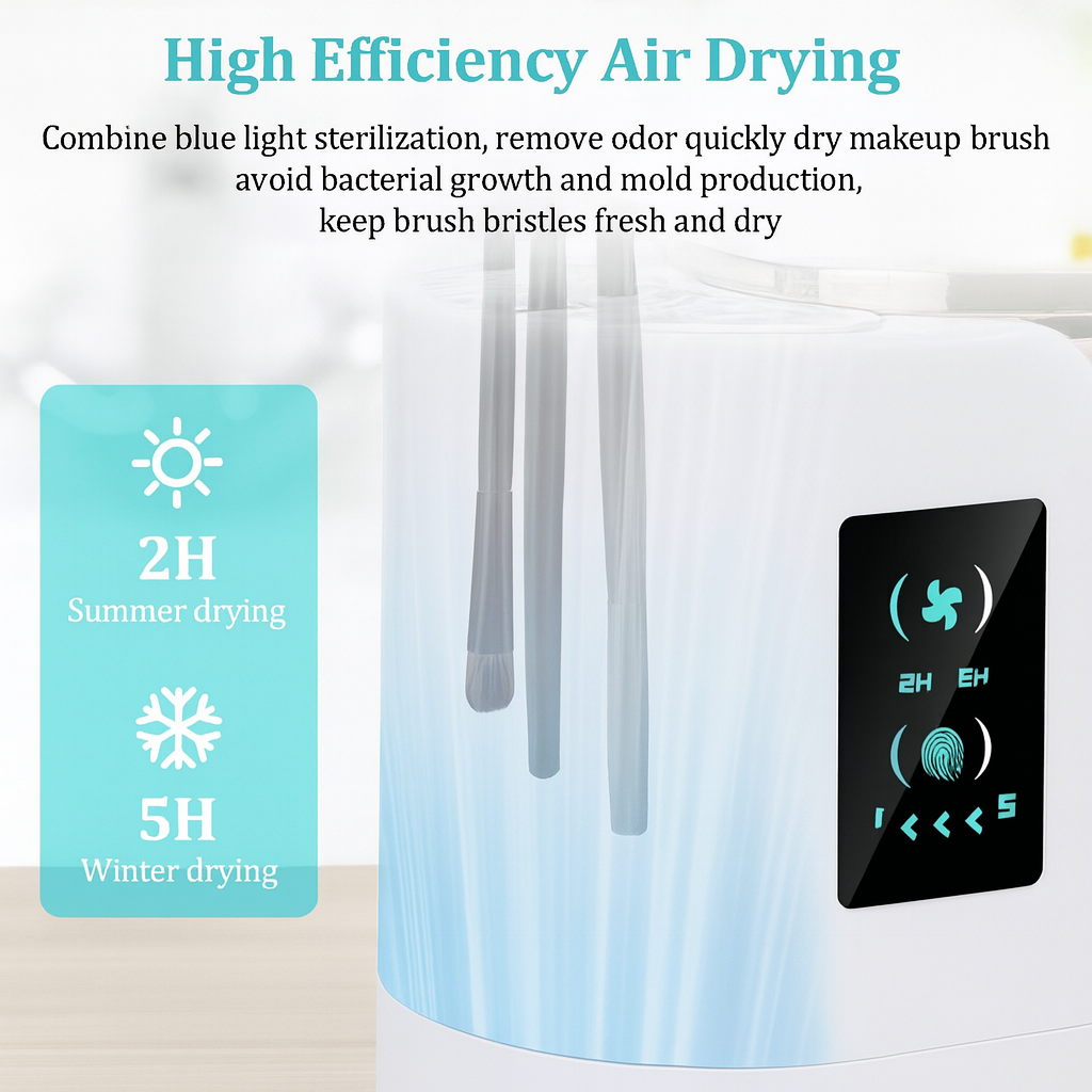 Electric Makeup Brush Cleaner – Automatic Deep Cleaning Device