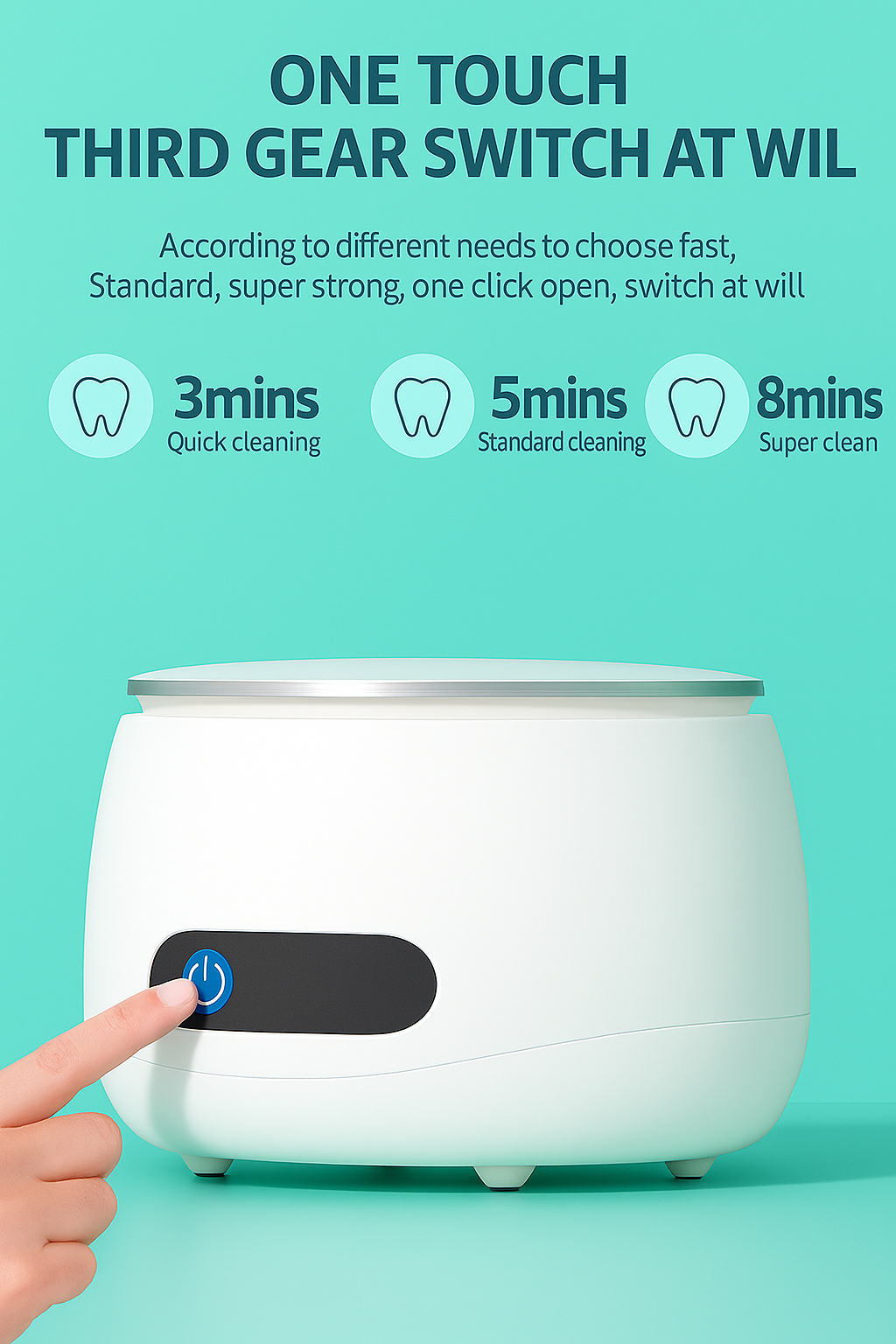 TINSOL 48kHz Ultrasonic Cleaner with UV Sterilizer